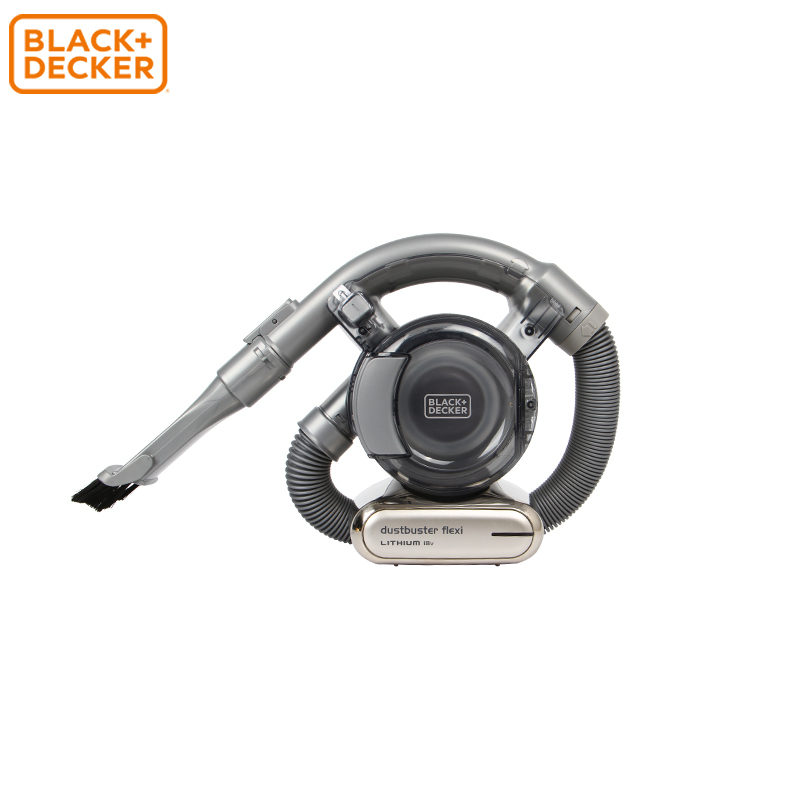 百得(BLACK&DECKER) 18V锂电蜗牛无绳吸尘器PD1820LG-A9 干湿两用手持式0.56L尘桶