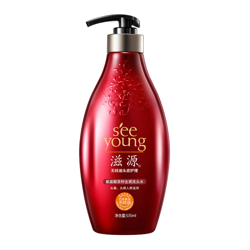 滋源 535ml 氨基酸茶籽去屑洗发水 1瓶装(单位:件)