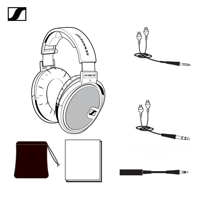 森海塞尔(Sennheiser)HD660S2开放式动圈头戴式Hi-Fi音乐监听耳机 头戴黑色高清大图