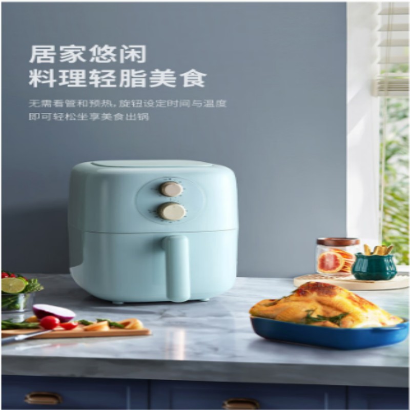 西屋空气炸锅WAF-LZ3503F双旋扭控制3L不粘内胆1200W抽蓝断电团购 3L高清大图