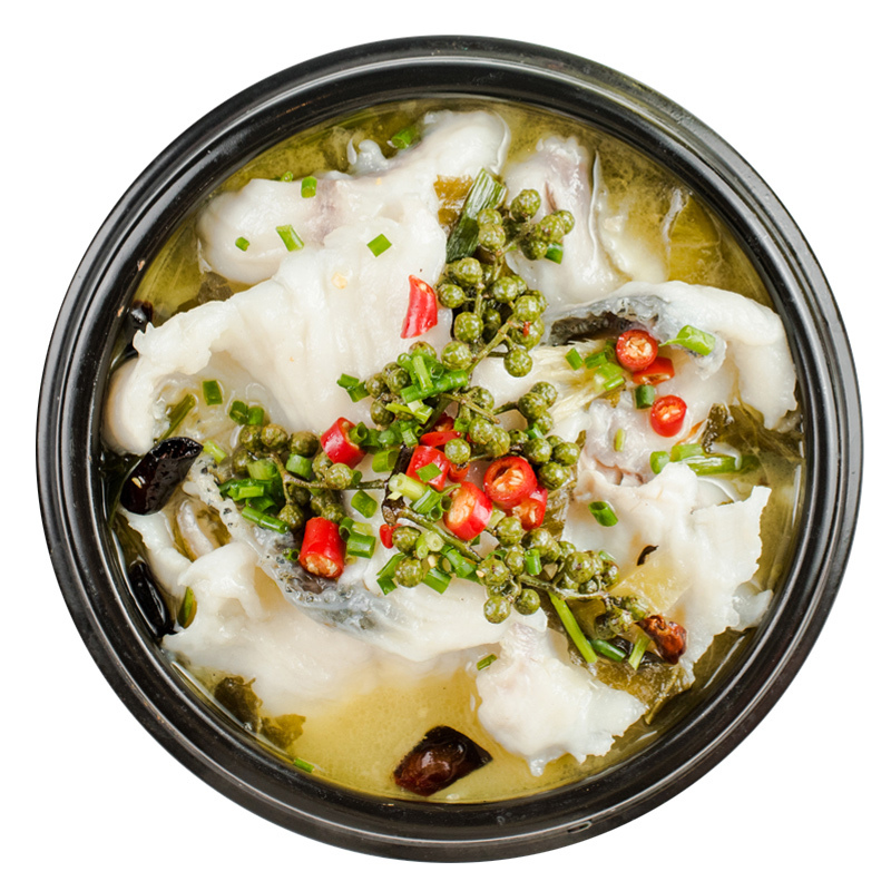 福成鲜到家 酸菜鱼490g 方便菜 速冻半成品
