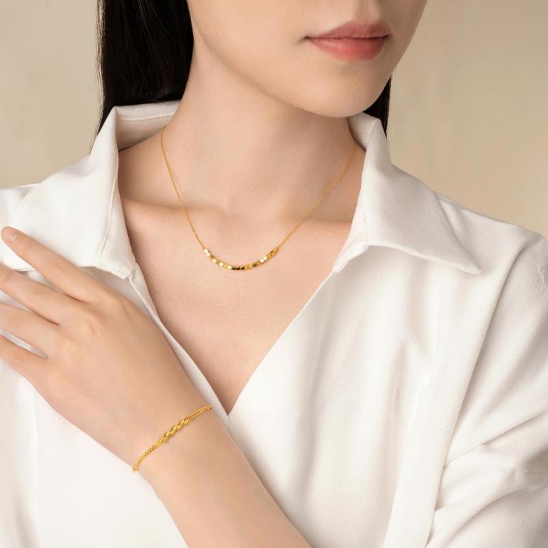 周大福(chow tai fook)黄金吊坠/项链f229085报价_参数_图片_视频