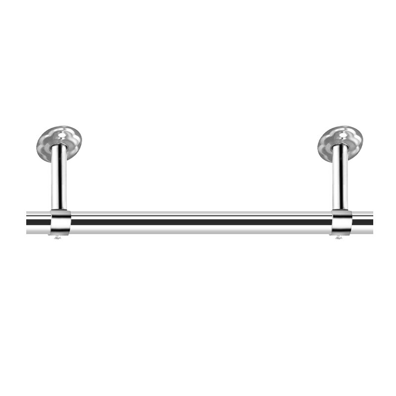 [补贴10%]晾衣杆阳台顶装固定晾衣架不锈钢晒衣架单杆挂衣杆室外凉衣架伸缩高清大图