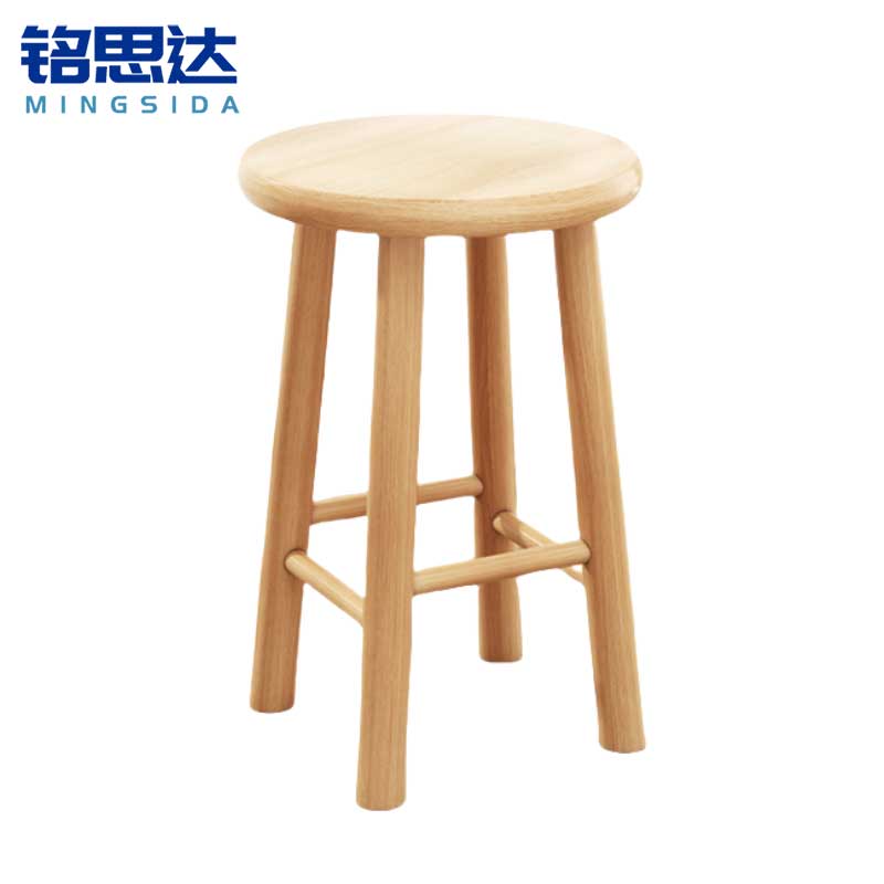 铭思达实木矮凳30*30*45cm个