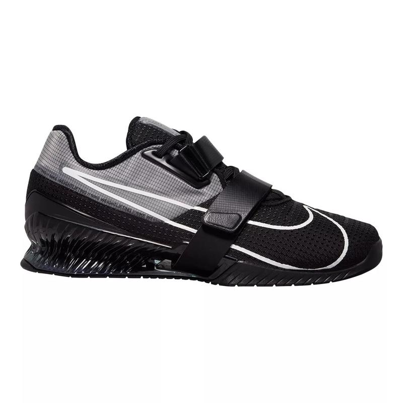 耐克(NIKE)男训练鞋高强度稳定支撑防滑耐磨低帮健身健美鞋 BLACK/WHITE_BLACK 42.5