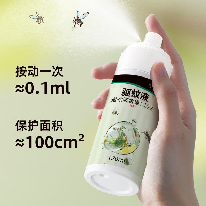 和风雨(SOLEHE) 120ml 避蚊胺驱蚊 花露水 1 瓶/瓶(计价单位:瓶)图片