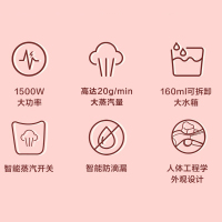 松下(Panasonic)手持挂烫机NI-GHC025P家用挂式迷你小型便携式大功率蒸汽烫衣服 大水箱 新品NI-GHC