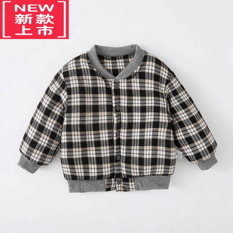 可莉允儿童棉袄棉服冬季校服内胆器内穿男童棉衣学生保暖加绒加厚图片