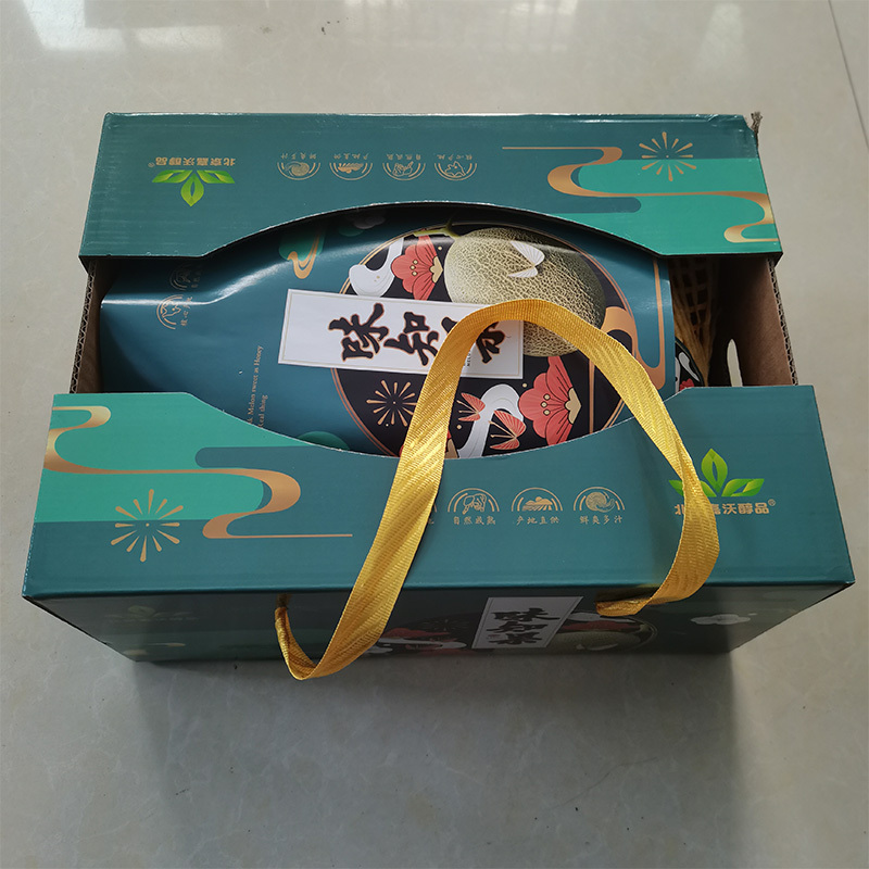 味知果 哈密瓜新鲜水果甜瓜网纹瓜生鲜水果哈密瓜盒装