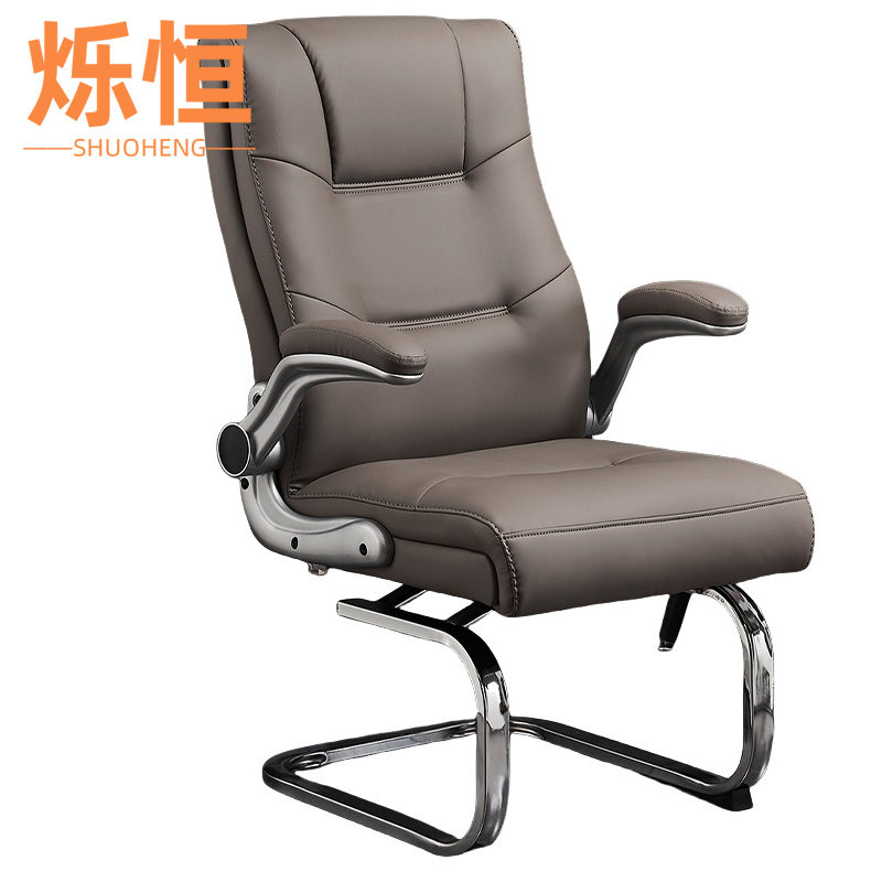 烁恒老板椅头层牛皮把高清大图