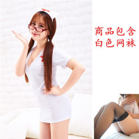 长夜漫漫情趣内衣可搭学生装女仆护士空姐制服角色扮演透视性感套装性感透明学生装JK制服情趣诱惑水手服套装女骚日系校服软萌妹 护士 115斤以内