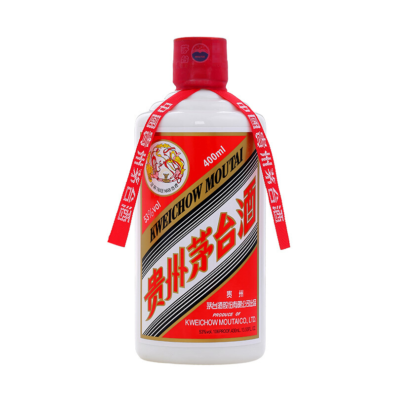 贵州茅台酒 飞天茅台 53度 400ml 单瓶装 酱香型 白酒