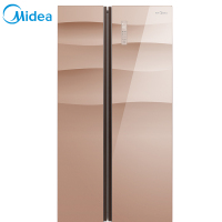 美的(Midea)BCD-540WKGPZM 540升 风冷无霜 温湿精控 纤薄机身 对开门冰箱