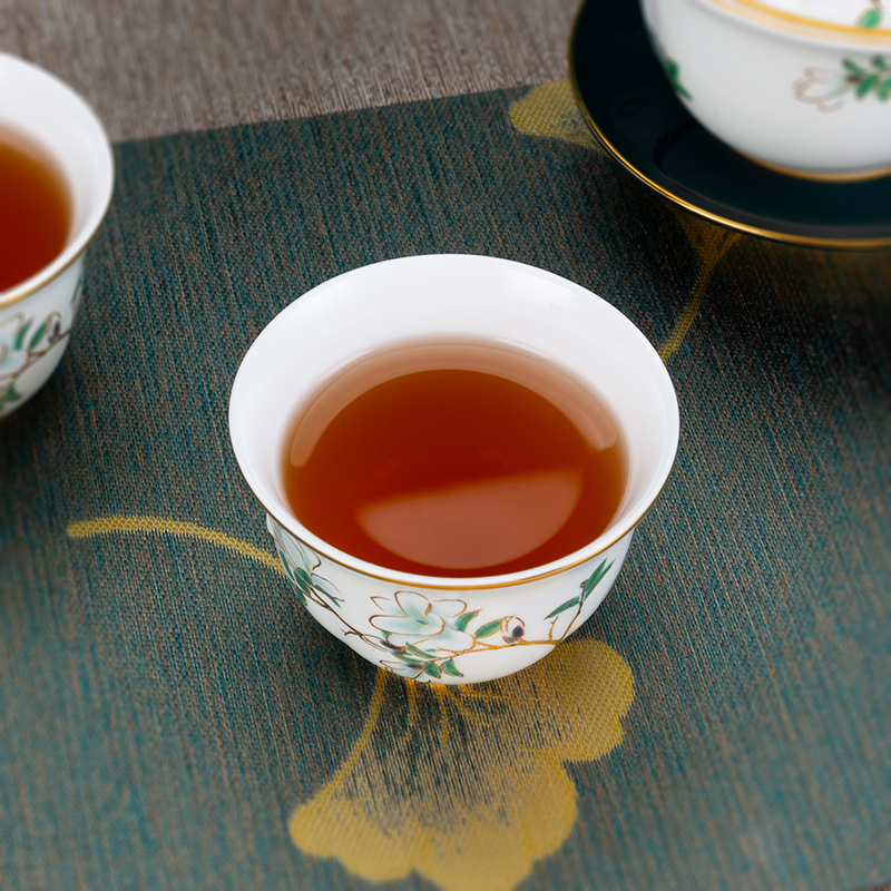 Gao Chun Ceramics 高淳陶瓷茶备茶具套装家用办公室轻奢高端功夫茶杯盖碗礼盒装专柜同款 春和景明茶备一茶备高清大图