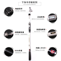 正品新款 光威海竿刚胜超轻海竿套装超硬钓竿碳素钓鱼竿远投竿甩抛竿海杆鱼杆垂钓渔具特价