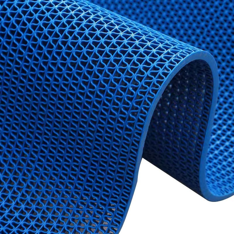 温馨 PVC防滑地垫 蓝色5mm*1.6m*15m 卷高清大图