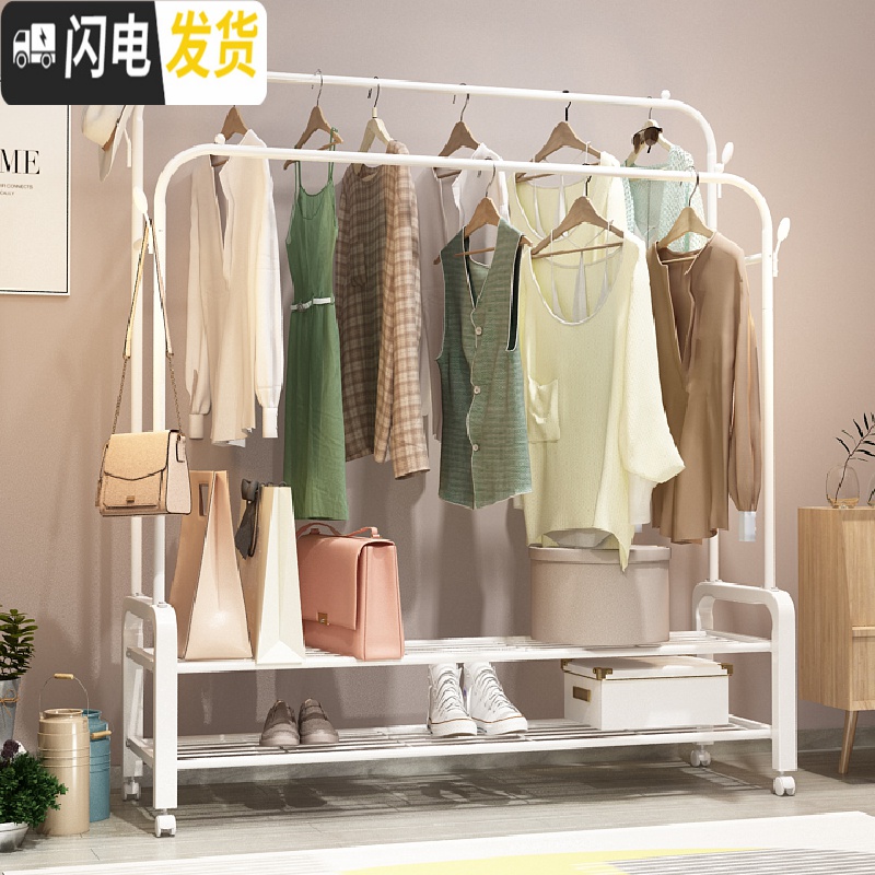 三维工匠简易衣柜家用卧室储物挂衣柜省空间宿舍折叠收纳架组合布衣橱柜子收纳柜高清大图