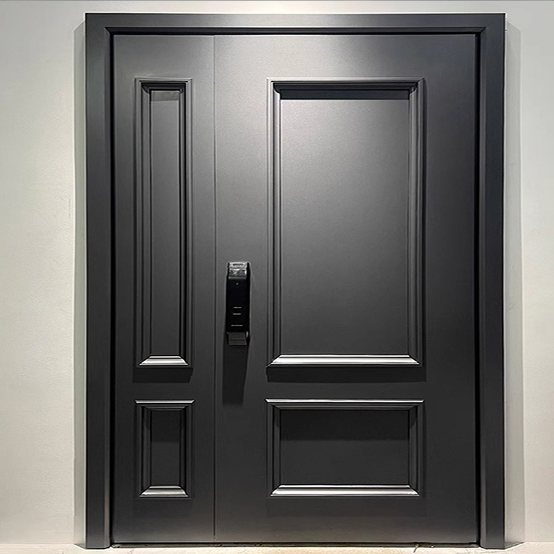 古达子母门入户门四开双开大门进户门室外盗门铸铝豪华别墅大门