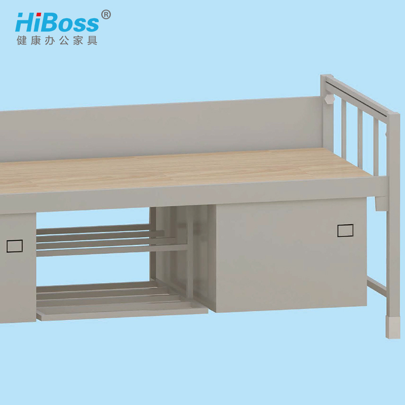 HiBoss学生宿舍床铁床高低床员工床高架子床