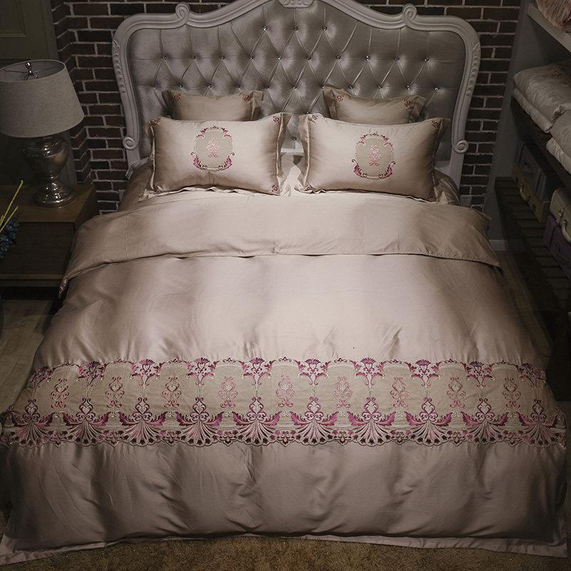 新款60S天丝绣花四件套