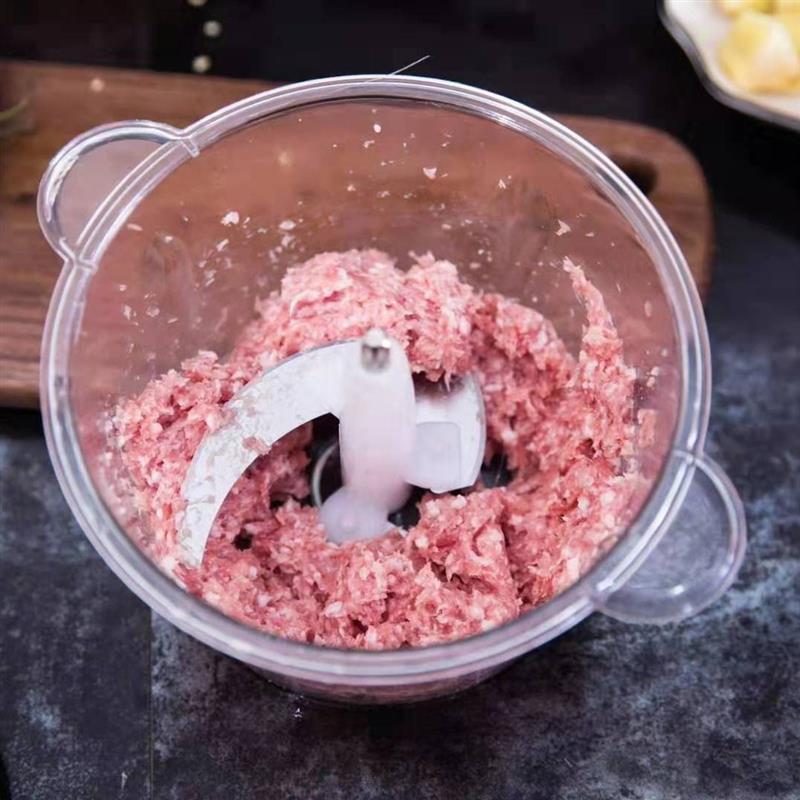 绞肉机家用电动绞菜绞蒜器多功能料理机宝宝辅食机蒜蓉辣椒绞馅机|3升双速[全钢]款 标配[一副刀]
