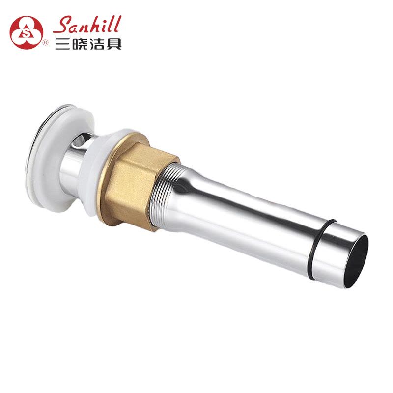 三晓铜合金面盆防臭翻盖下水器 SX-10055 个图片