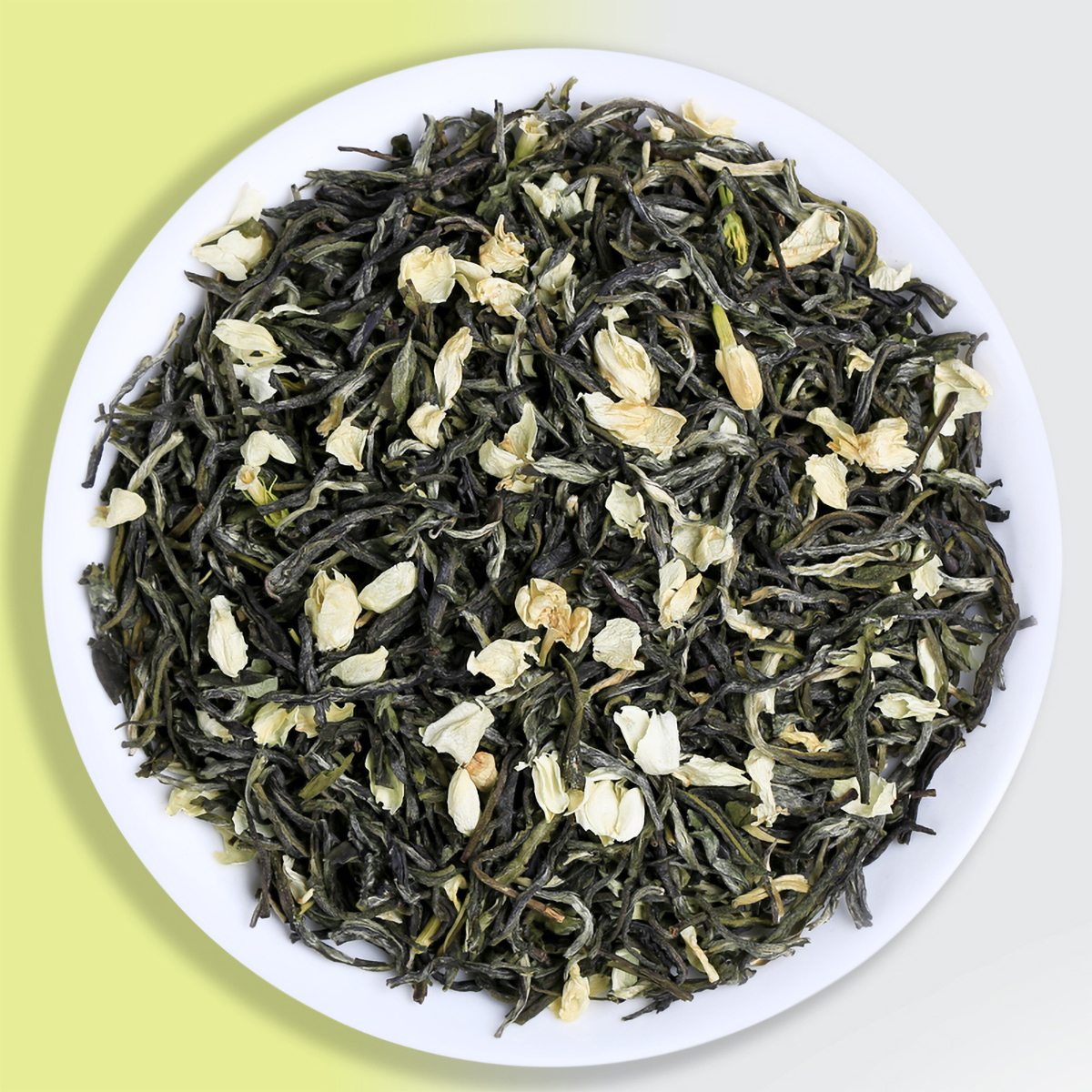 茉莉花茶浓香型新茶茉莉曲毫飘雪绿茶非特级茶叶散装罐装250克高清大图