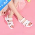 SUNTEK新款夏塑料平跟凉鞋女妈妈鞋子沙滩平底软底舒适防滑时妈滩时平 乳白色603 41