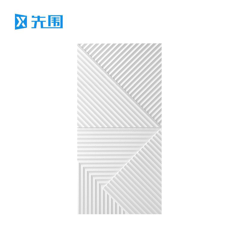 先围 墙面砖装饰板 600*1200*20mm雪山白 片高清大图
