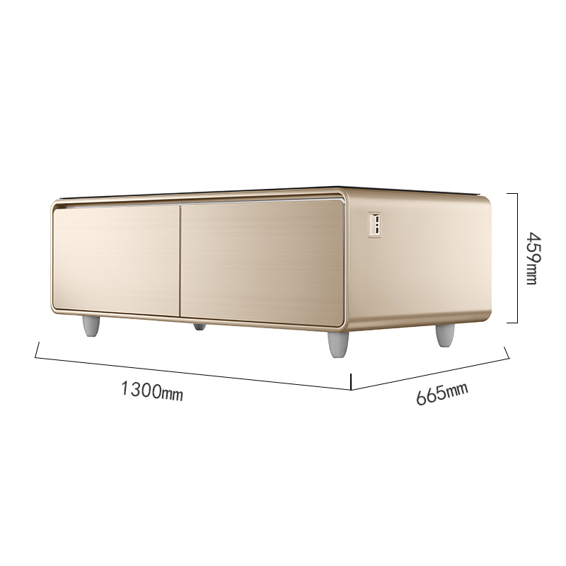博伦博格(Blomberg) 酷咖(Cool-case) HS1302G 厅吧 智能茶几 客厅冷藏小冰箱