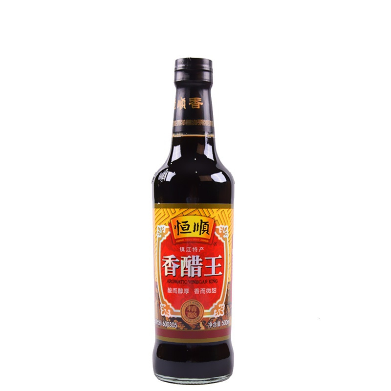 恒顺香醋王500ml 固态发酵 炒菜蘸料调味