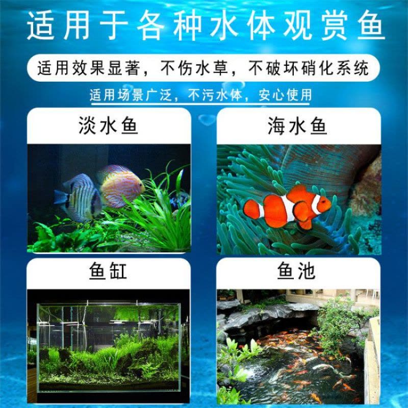 锦鲤硝化细菌鱼缸虫菌净水剂除氯绿水浑水净化观赏鱼图片