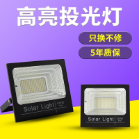 太阳能灯户外庭院灯路灯100W亮防水投光灯家用室内外新农村照明