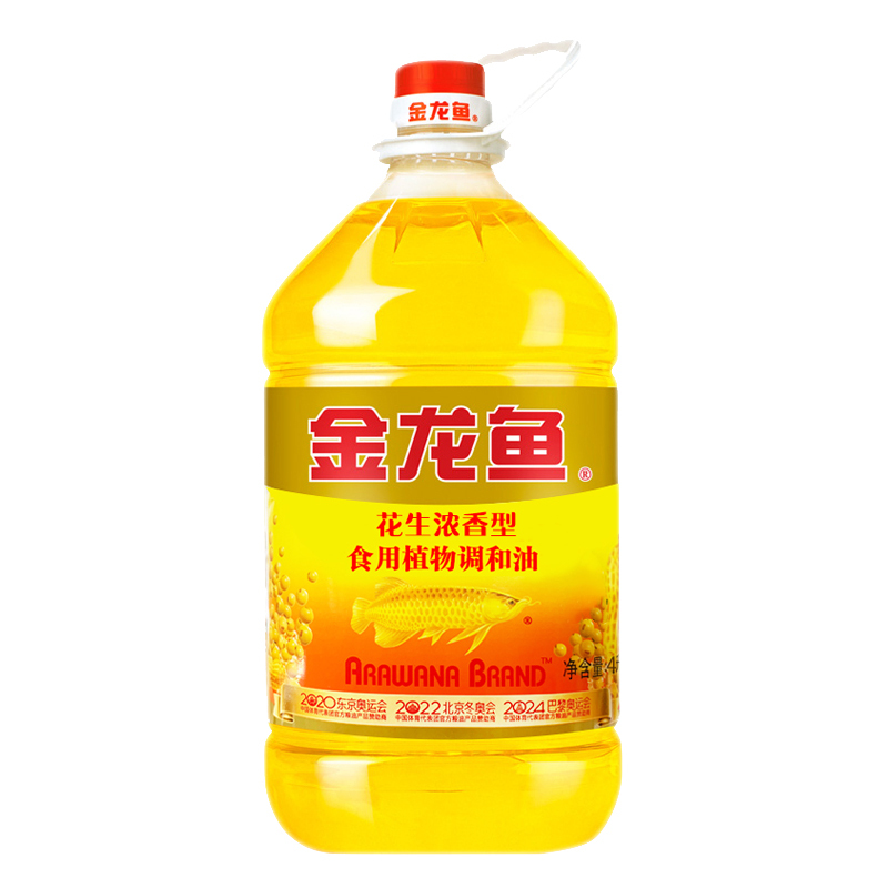 金龙鱼 花生油 4L 单桶装