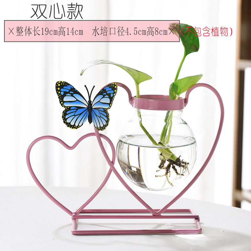 水培透明创意个性绿萝无孔特价清仓多肉铜钱草水养小花瓶