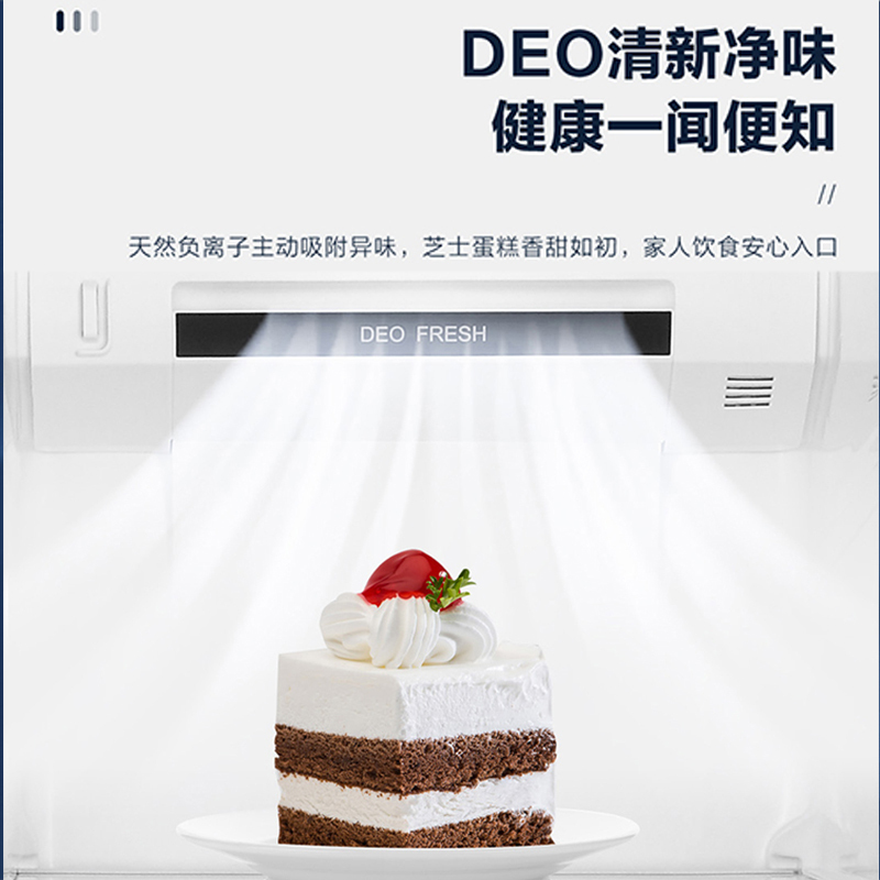 统帅(Leader)海尔出品 538升对开门嵌入冰箱 一级双变频 大容量精储 DEO净味BCD-538WGLSSEDBX
