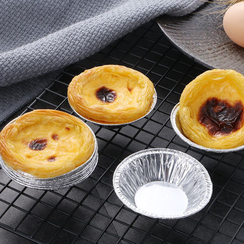 锡纸蛋挞模具微波炉烤箱专用蛋挞小蛋糕杯一次性蛋挞液蛋挞皮壳125只