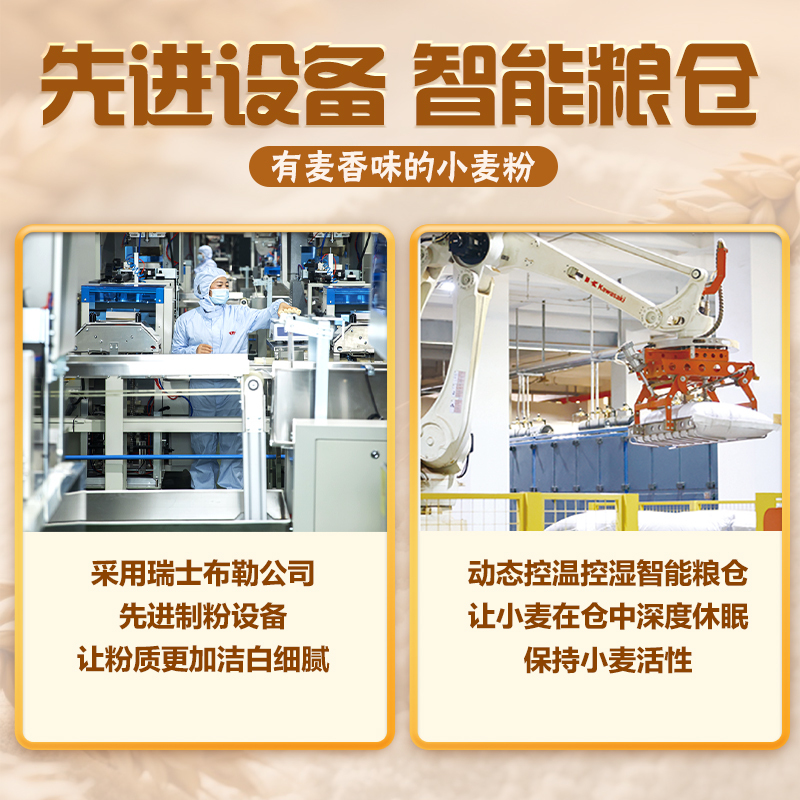 鲁花熊猫系列多用途麦芯小麦粉2.5kg*1袋高清大图