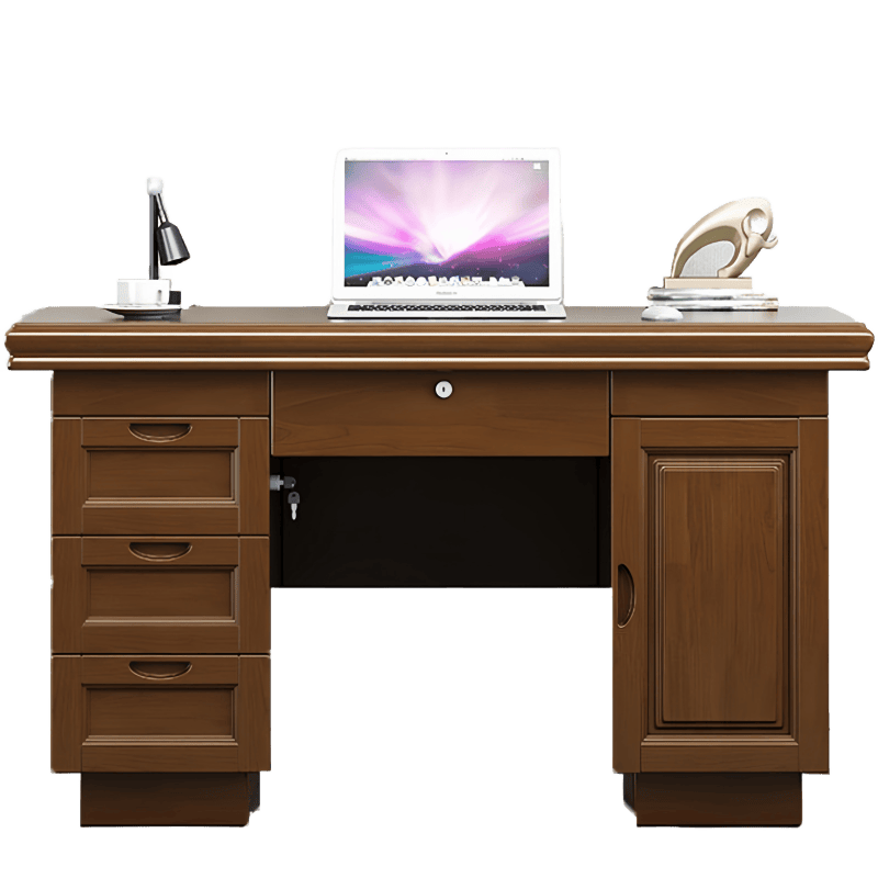 豫龙都电脑桌1.4米张高清大图