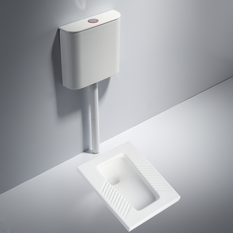 德国陶瓷水箱家用蹲便器卫生间节能冲水箱蹲坑公厕冲厕所蹲便水箱