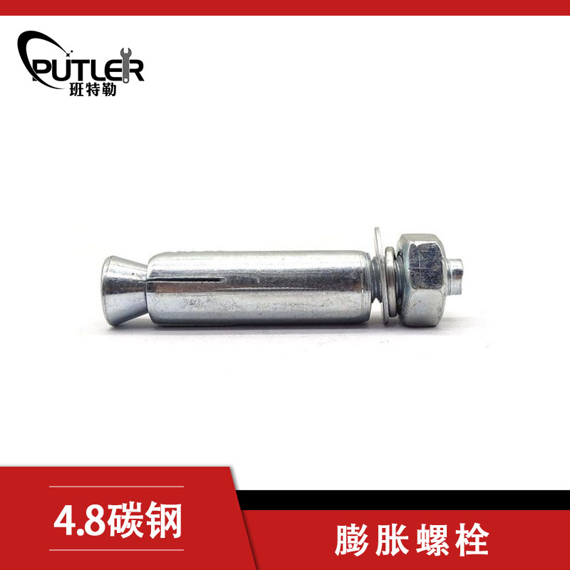 班特勒金属膨胀螺栓M12×110 4.8级镀锌高清大图
