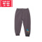 可莉允儿童棉裤薄棉小中男女童保暖裤宝宝夹棉居家裤子暖气房秋冬