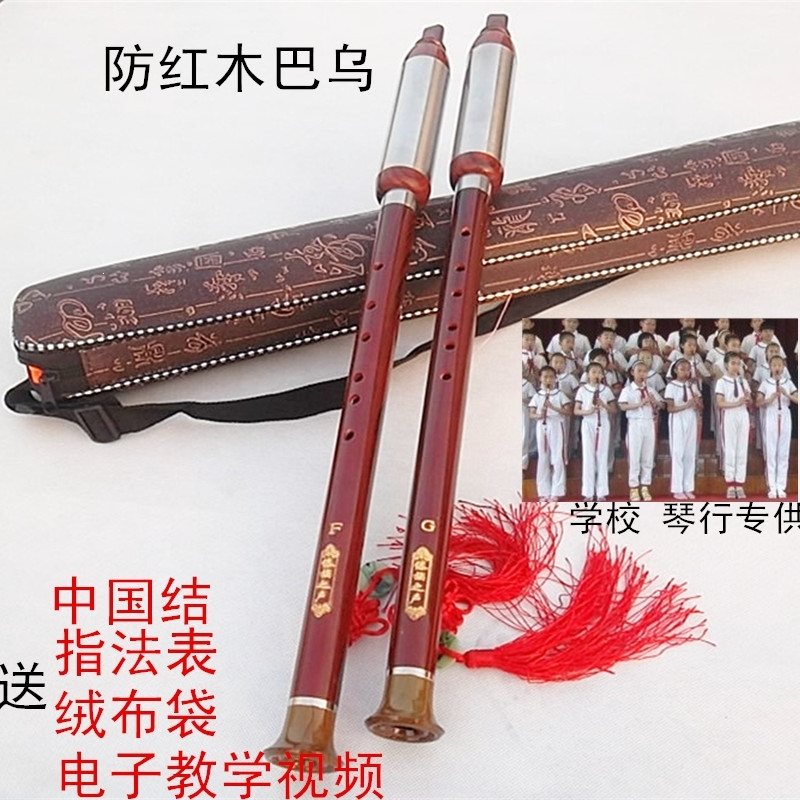 初学乐器专卖竖吹仿红木初学可拆卸树脂胶木巴乌g巴乌
