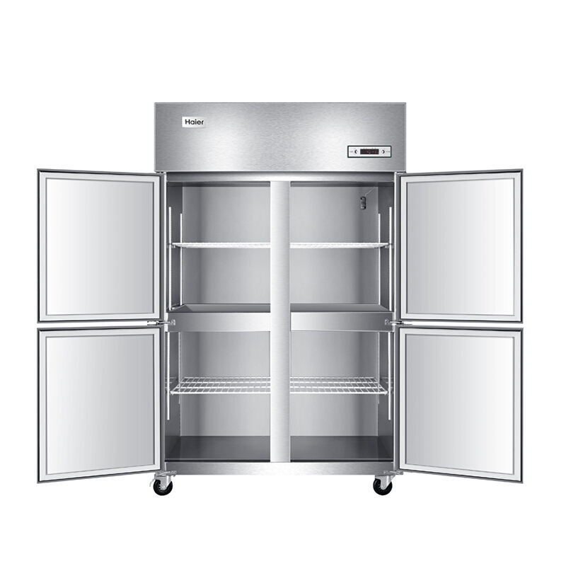 海尔(Haier) SL-1020C2D2 890升立式双温厨房冰柜 四门上冷藏下冷冻冷柜四门商用冰柜高清大图