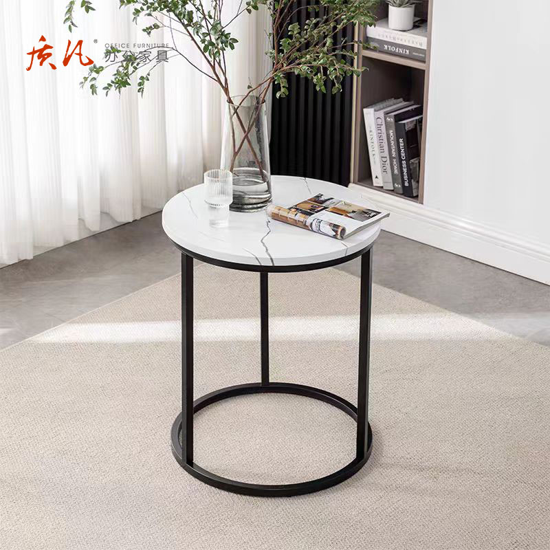 质凡北欧大理石茶几高清大图