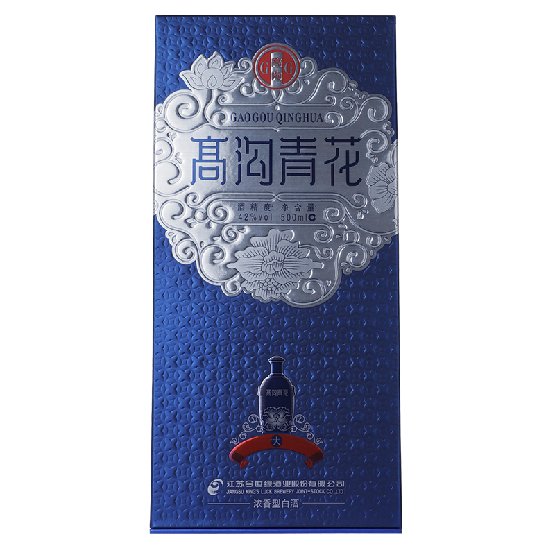 今世缘高沟大青花42度500ml单瓶浓香型白酒