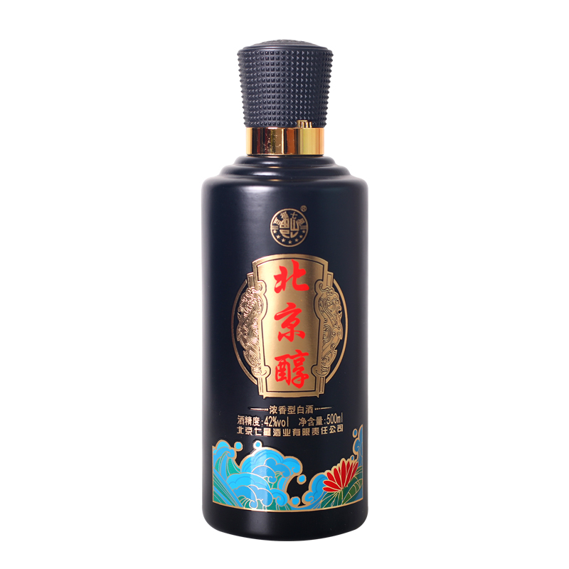 百福七星 北京醇 42度浓香型白酒 500ml/瓶 单瓶装
