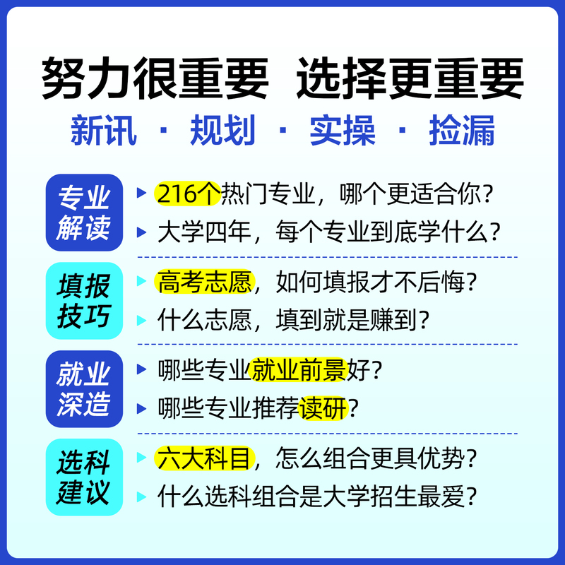 [选大学]这才是我要的大学 高中通用 [正版]理想树2024这才是我要的专业新高考志愿填报指南详细解读规划高中报考大学专