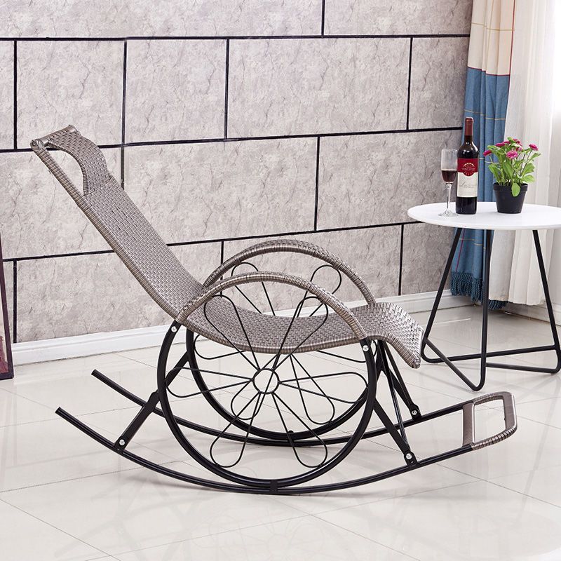 摇椅藤椅成人午睡躺椅客厅阳台懒人椅逍遥椅老人休闲摇摇椅藤摇椅