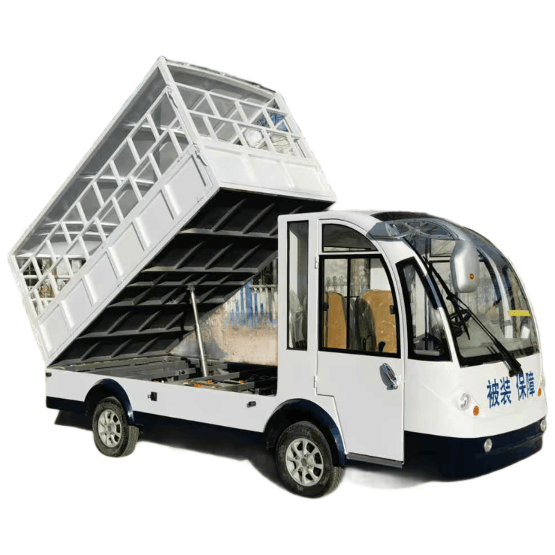 婉晨巡逻车皮卡2座观光车带斗厢货车升降翻斗搬运拉货转运车图片